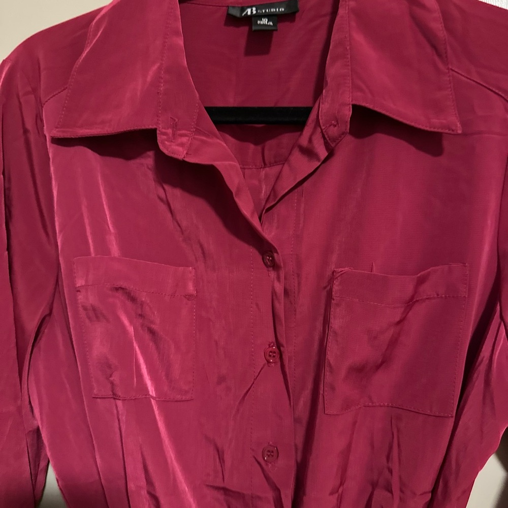 *Pink Button-Up Dress - Picture 4 of 7